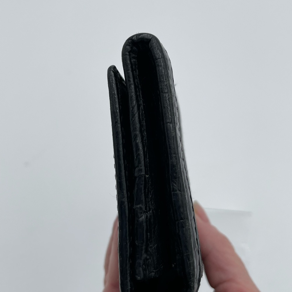 Coach Black Leather Wallet with Textured Finish - Picture 5 of 10